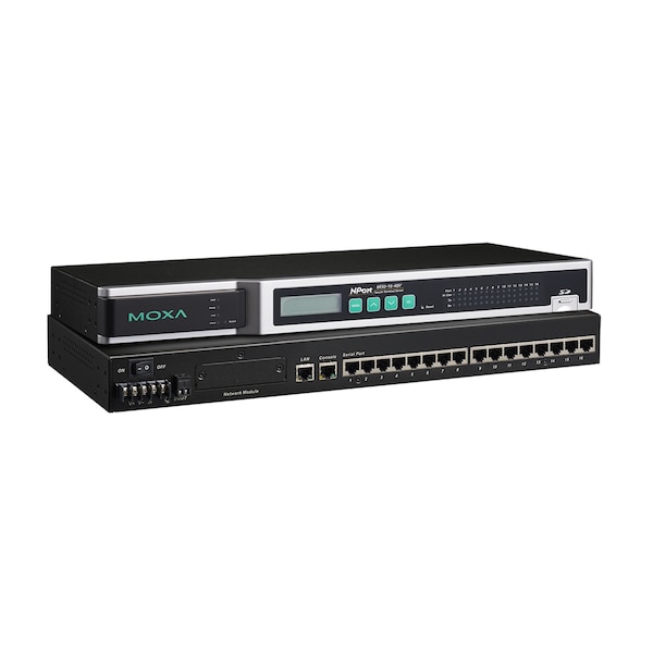 16Ports Rs-232 Secure Device Server, 100V240Vac
